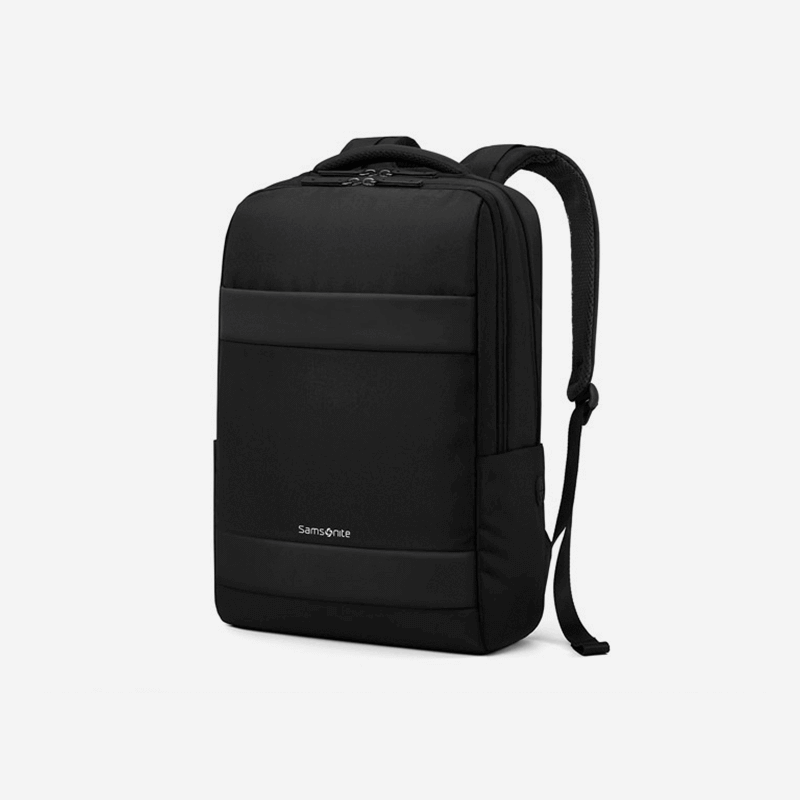 新秀麗（Samsonite）雙肩包電腦包男士15.6英寸商務背包旅行包蘋果筆記本書包 TX5黑色